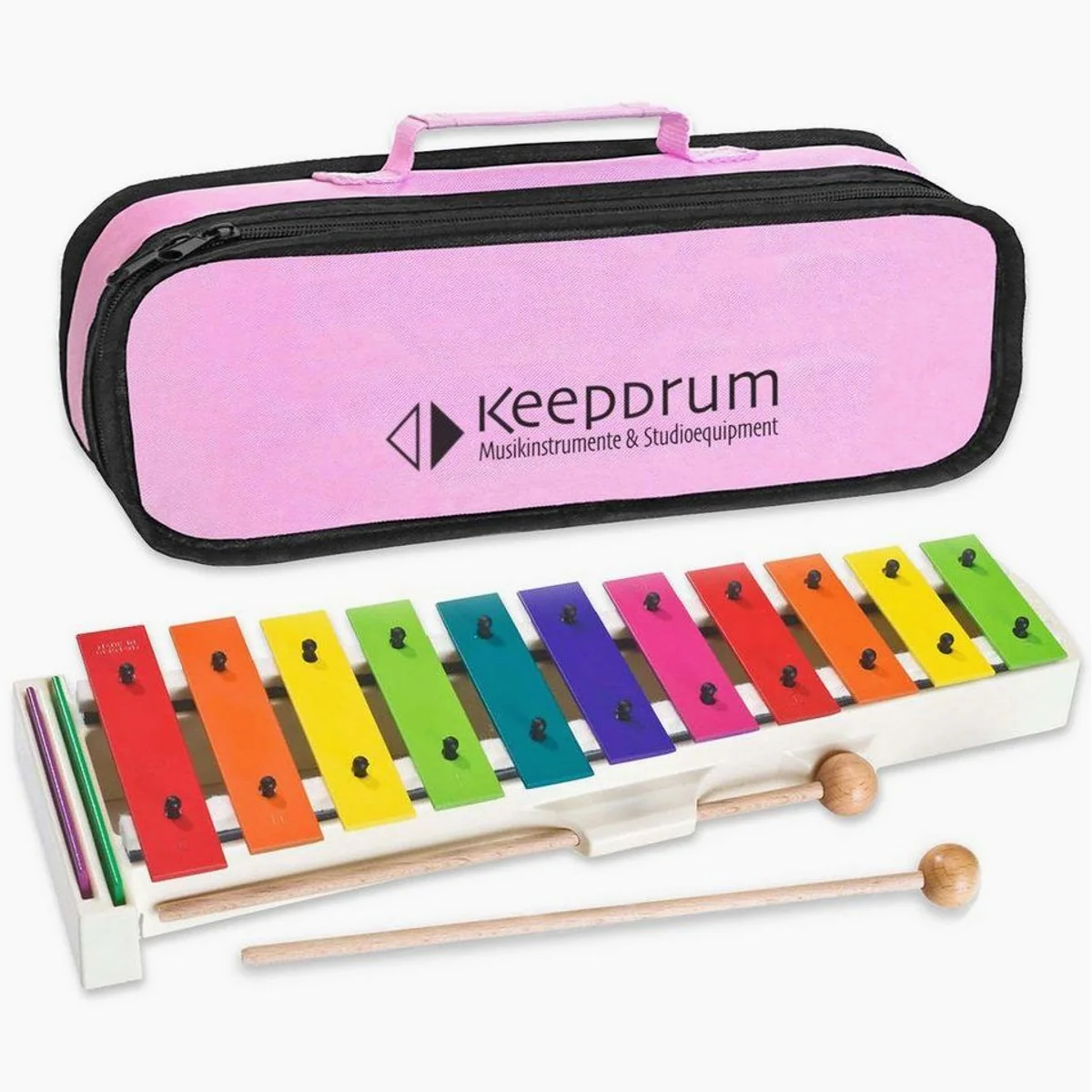 SONOR Boomwhackers Glockenspiel, 13 Töne, kinderfreundliches Design — inklusive Holz-Schlägel