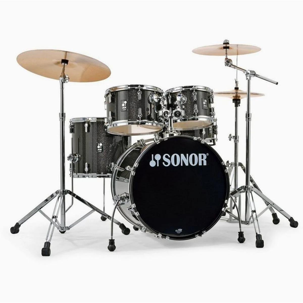 SONOR AQX Studio Schlagzeugset, inkl. Hardware und Becken — klarer Klang, stimmstabile Böckchen, komplettes Zubehör 2