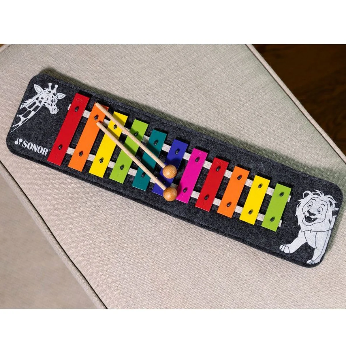 SONOR Glockenspiel Safari, Roll-Up Design, inklusive Schlägel und Transport-Dose 4