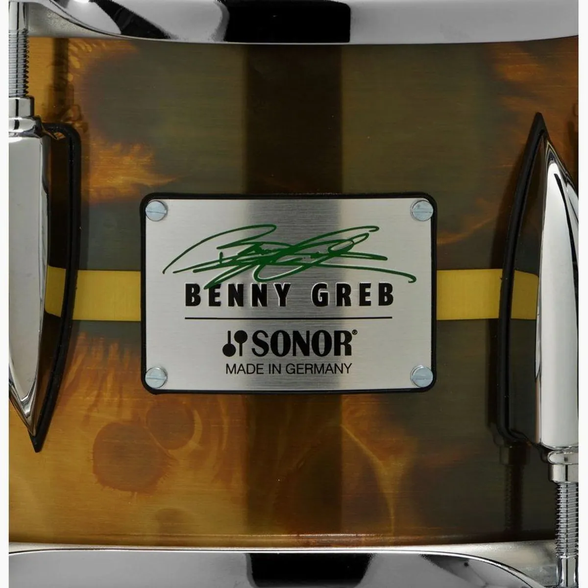 Sonor Benny Greb Snare 2.0 13"x5,75" Messing, vielseitiger Klang, Dual Glide Abhebung 2