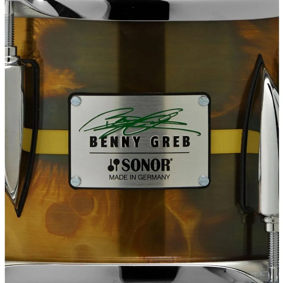 Sonor Benny Greb Snare 2.0 13"x5,75" Messing, vielseitiger Klang, Dual Glide Abhebung 5
