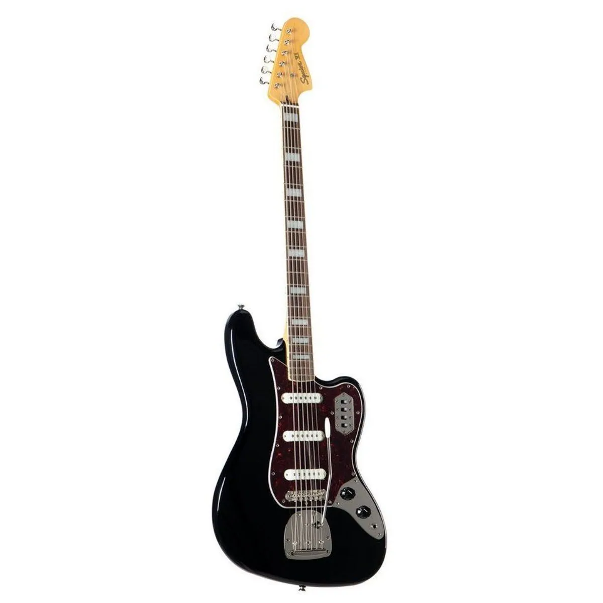 Squier Classic Vibe Bass VI Black, 6-Saiter, vielseitige Klangmöglichkeiten