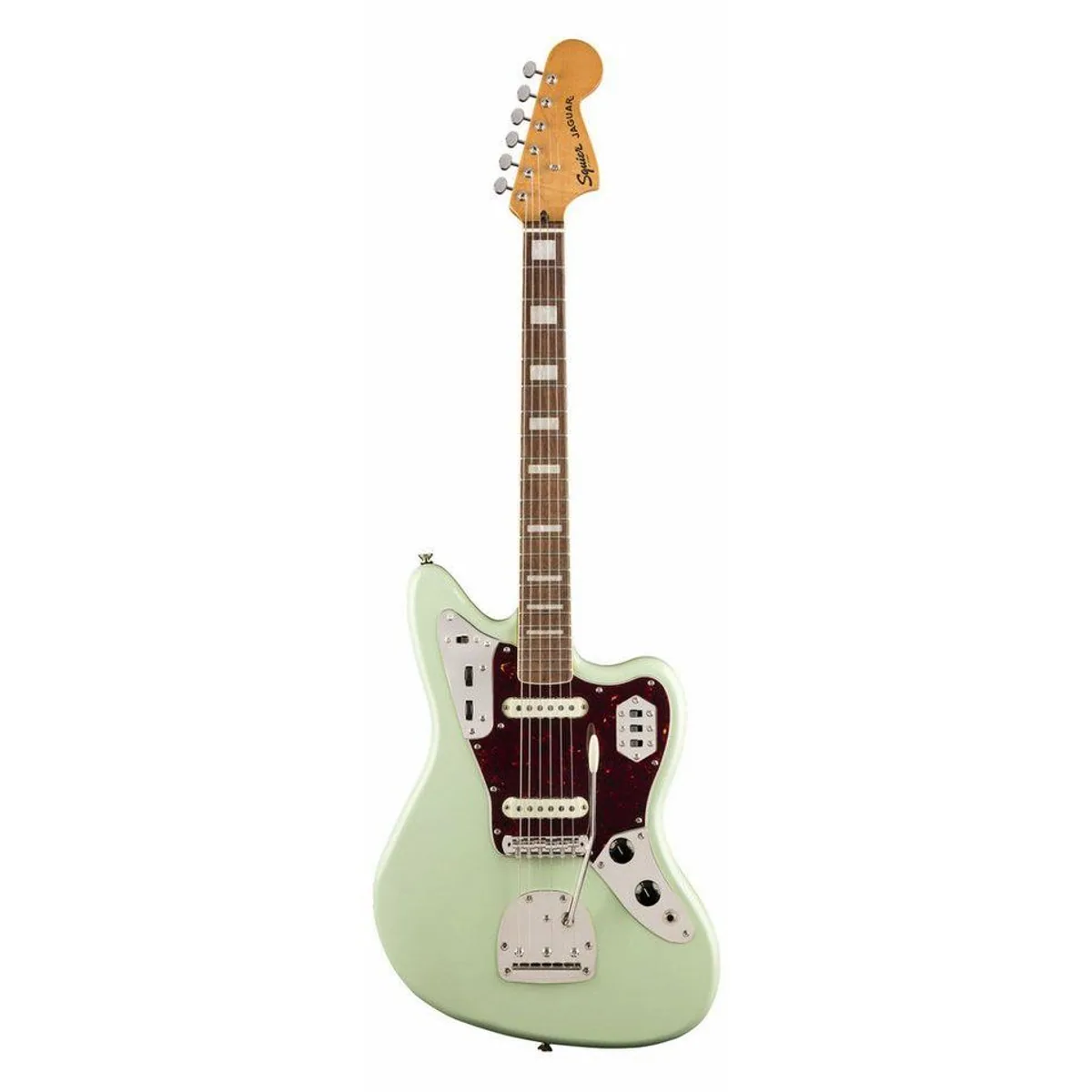 Squier Classic Vibe '70s Jaguar, Alnico-Ton, Shortscale-Komfort, Surf Green 2