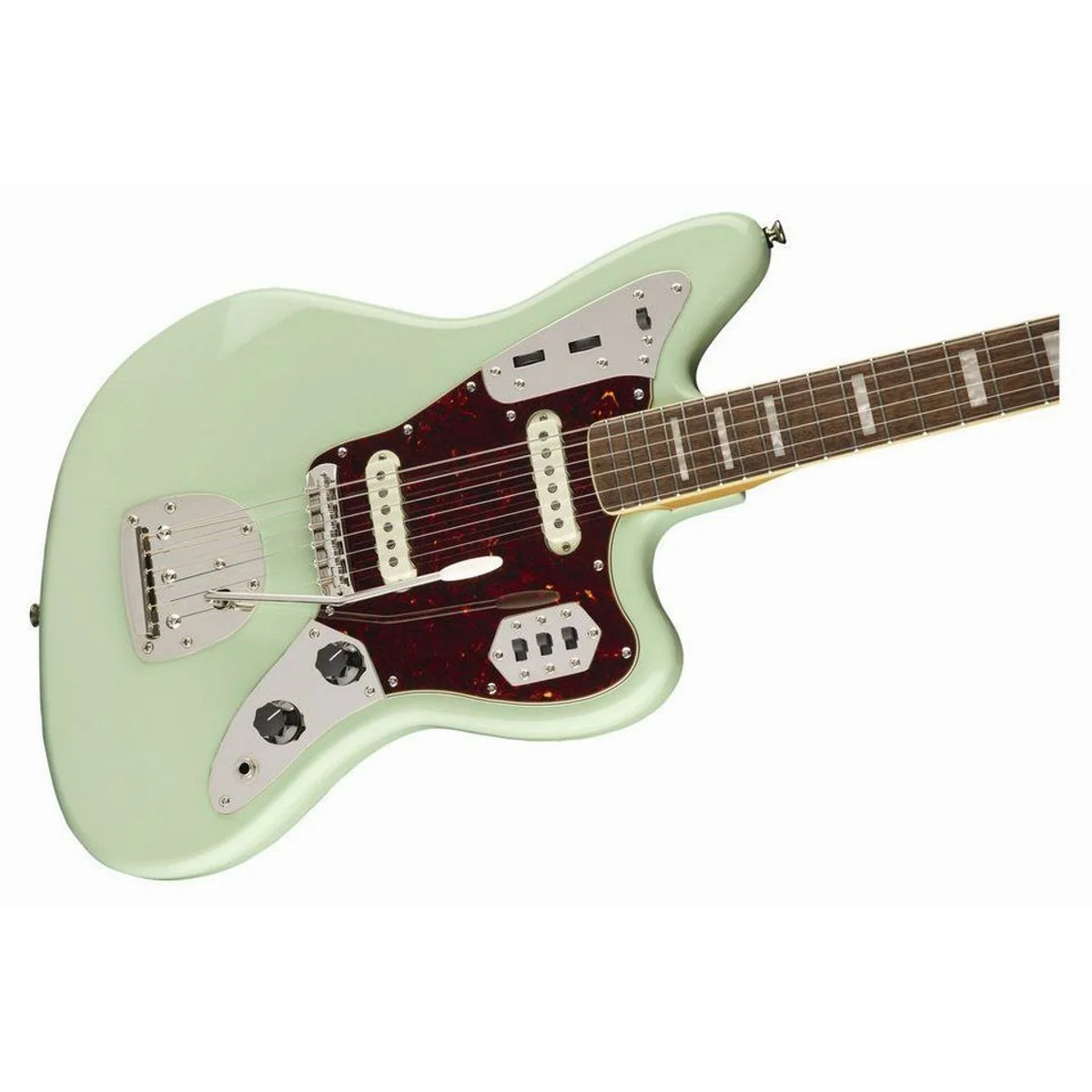Squier Classic Vibe '70s Jaguar, Alnico-Ton, Shortscale-Komfort, Surf Green 4