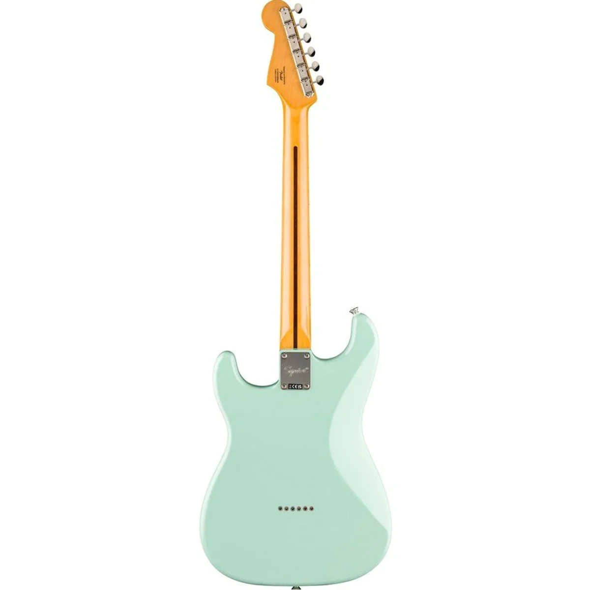 Squier Classic Vibe 50s Stratocaster HT MN Surf Green, authentischer Fender-Sound, Pappel-Korpus, Ahorn-Hals 2