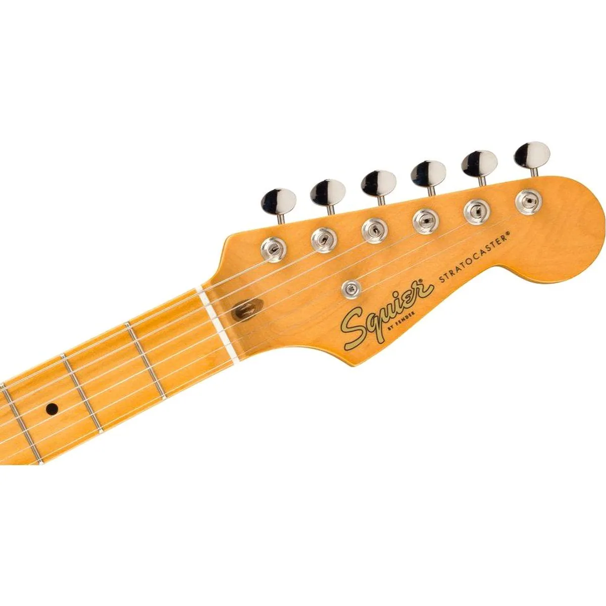 Squier Classic Vibe 50s Stratocaster HT MN Surf Green, authentischer Fender-Sound, Pappel-Korpus, Ahorn-Hals 4
