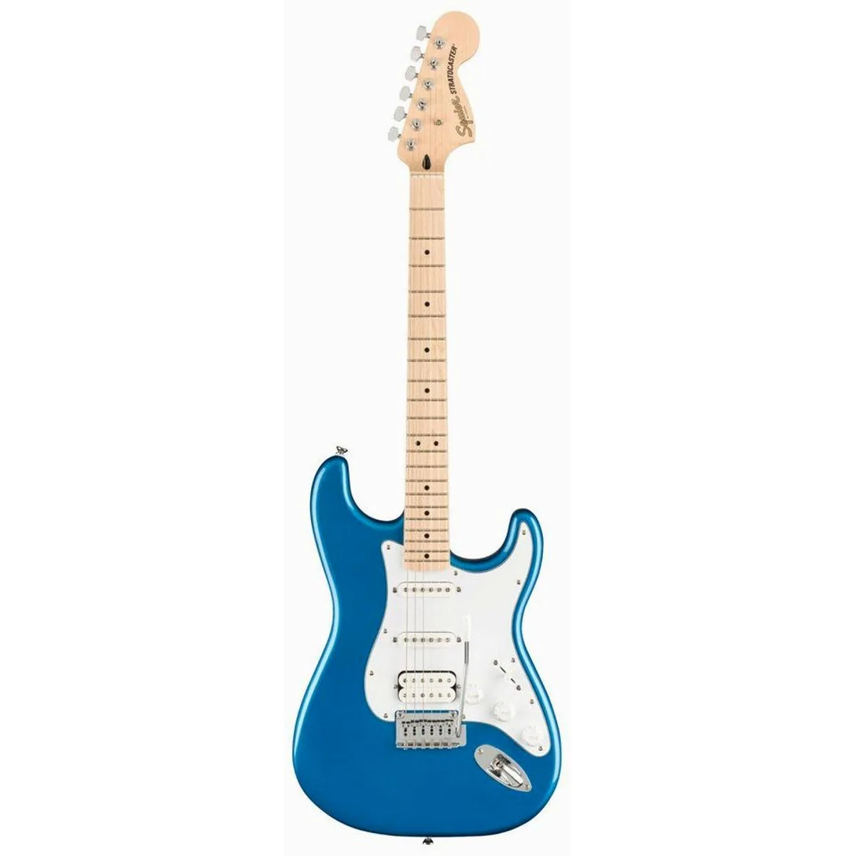 Squier Affinity Stratocaster HSS Pack, vielseitige E-Gitarre mit Verstärker — 5-Wege-Schalter, leichtes Handling, komplettes Zubehör 2
