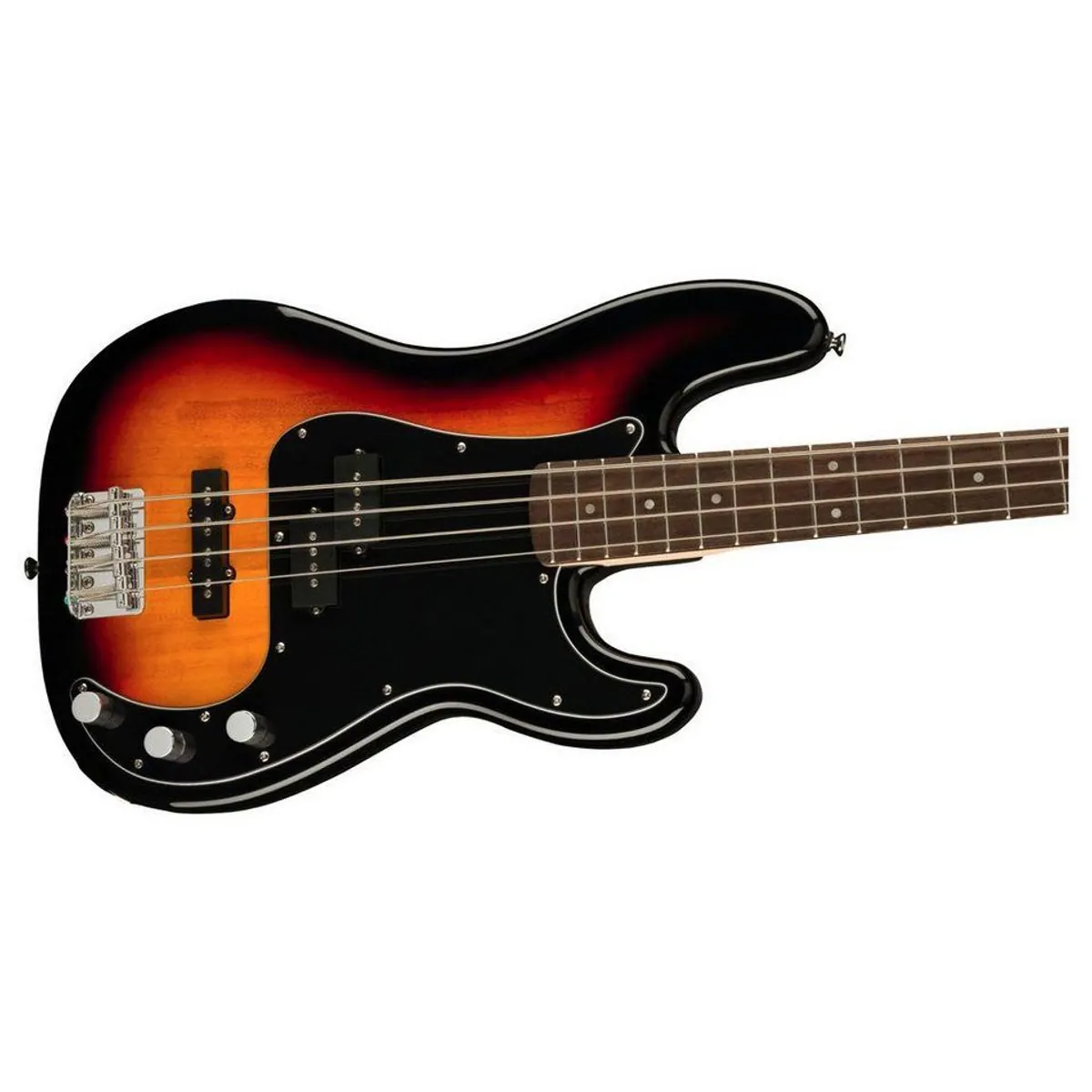 Squier Affinity Precision Bass PJ Pack, vielseitiges E-Bass Starter-Set — inkl. Verstärker, Gigbag, Gurt, Kabel 4