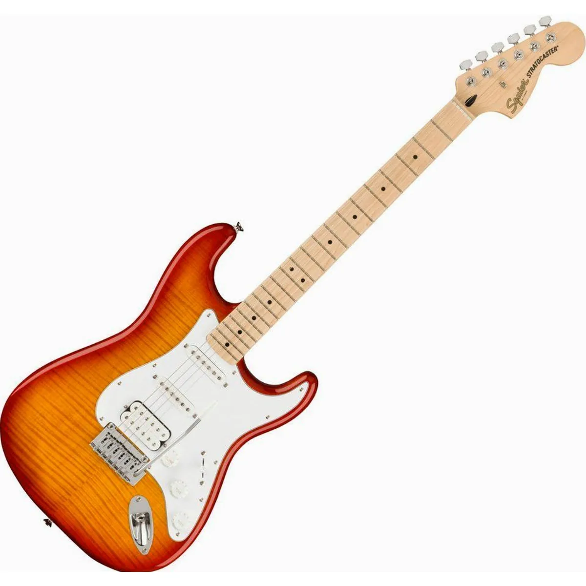 Squier Affinity Stratocaster FMT HSS, vielseitige HSS-Bestückung, komfortabler Hals