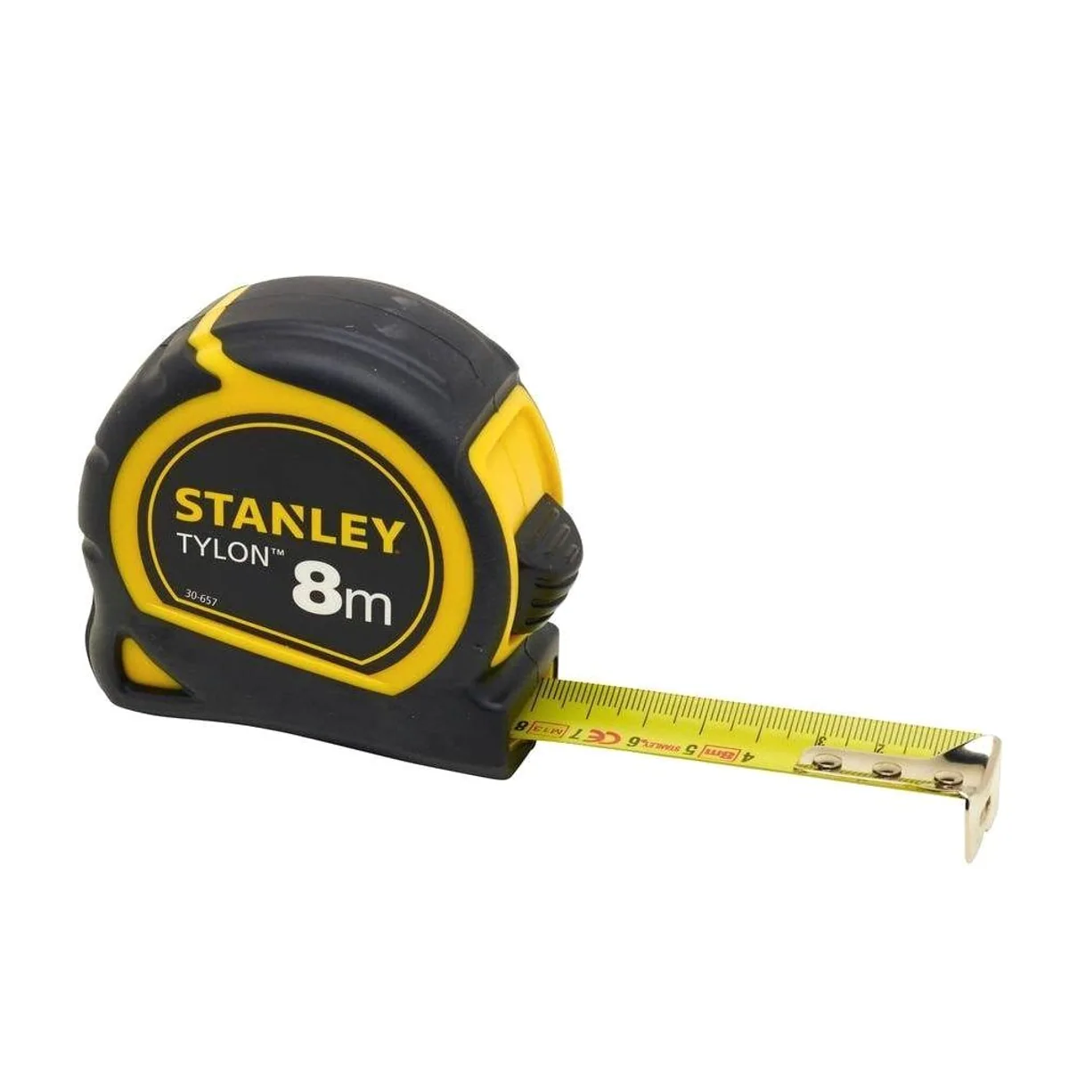 Stanley Maßband Bi-Material, 8 m Länge, robust und präzise 3