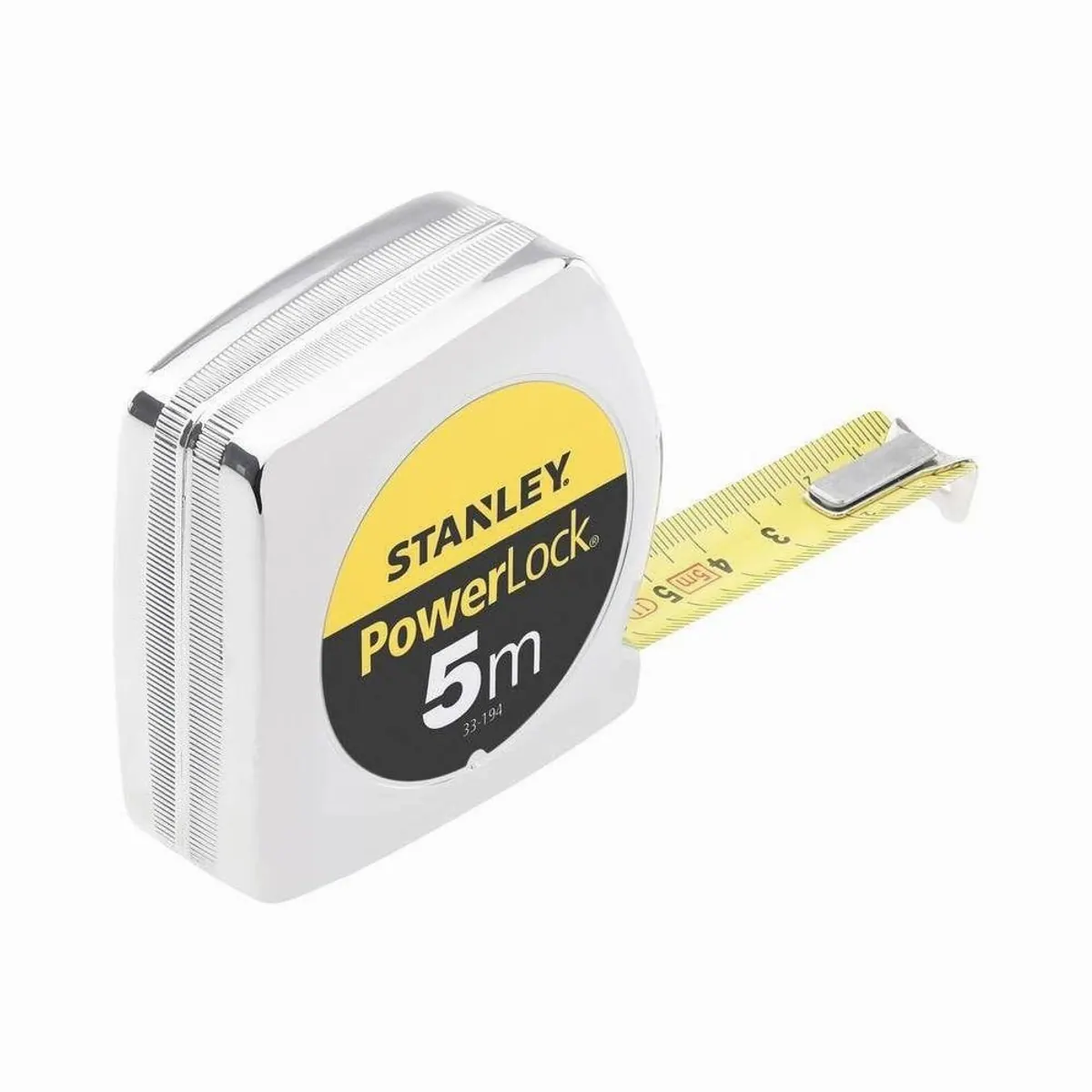 Stanley Maßband Powerlock 5m/19mm, präzise Messungen, robustes Gehäuse, praktischer Rücklauf 2
