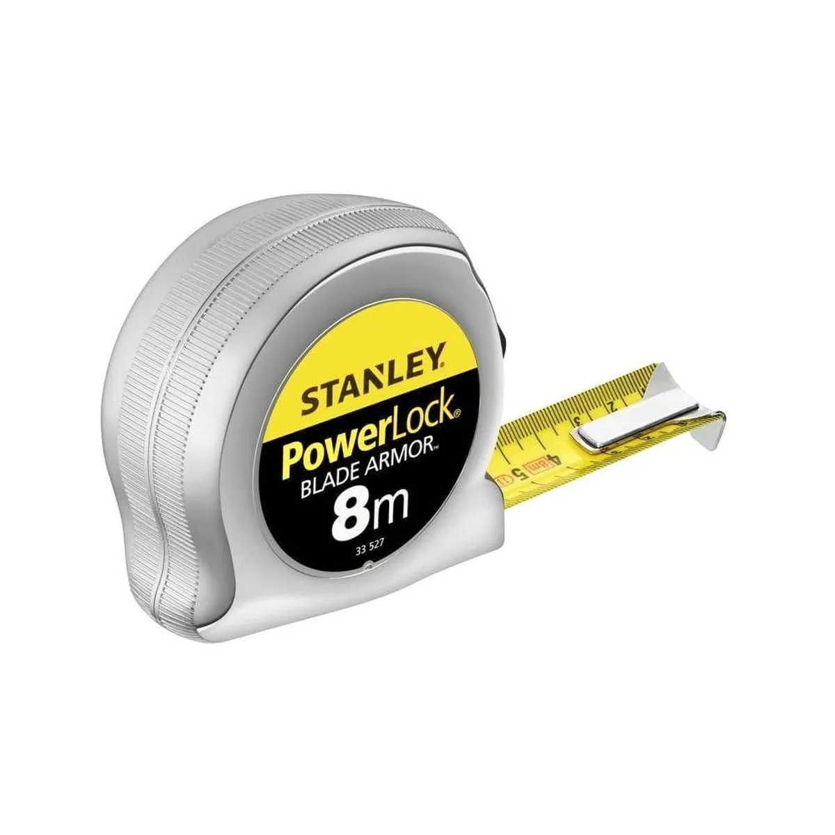 Stanley Micro Powerlock Maßband 8m/25mm, präzise Messungen, robust und handlich