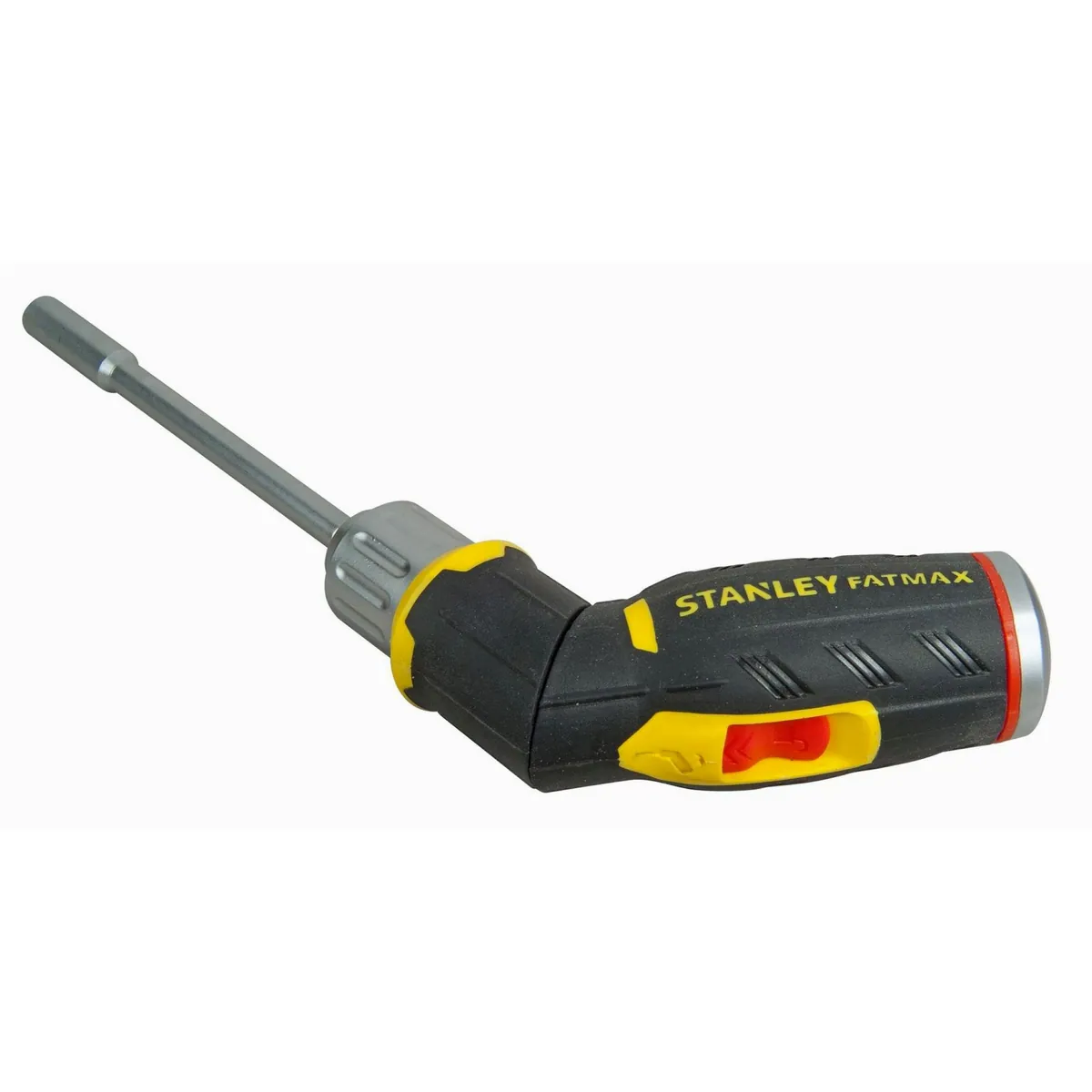 Stanley Bit-Schraubendreher FatMax, 40-Zahn-Ratsche, ergonomischer Handgriff, 12 Bits