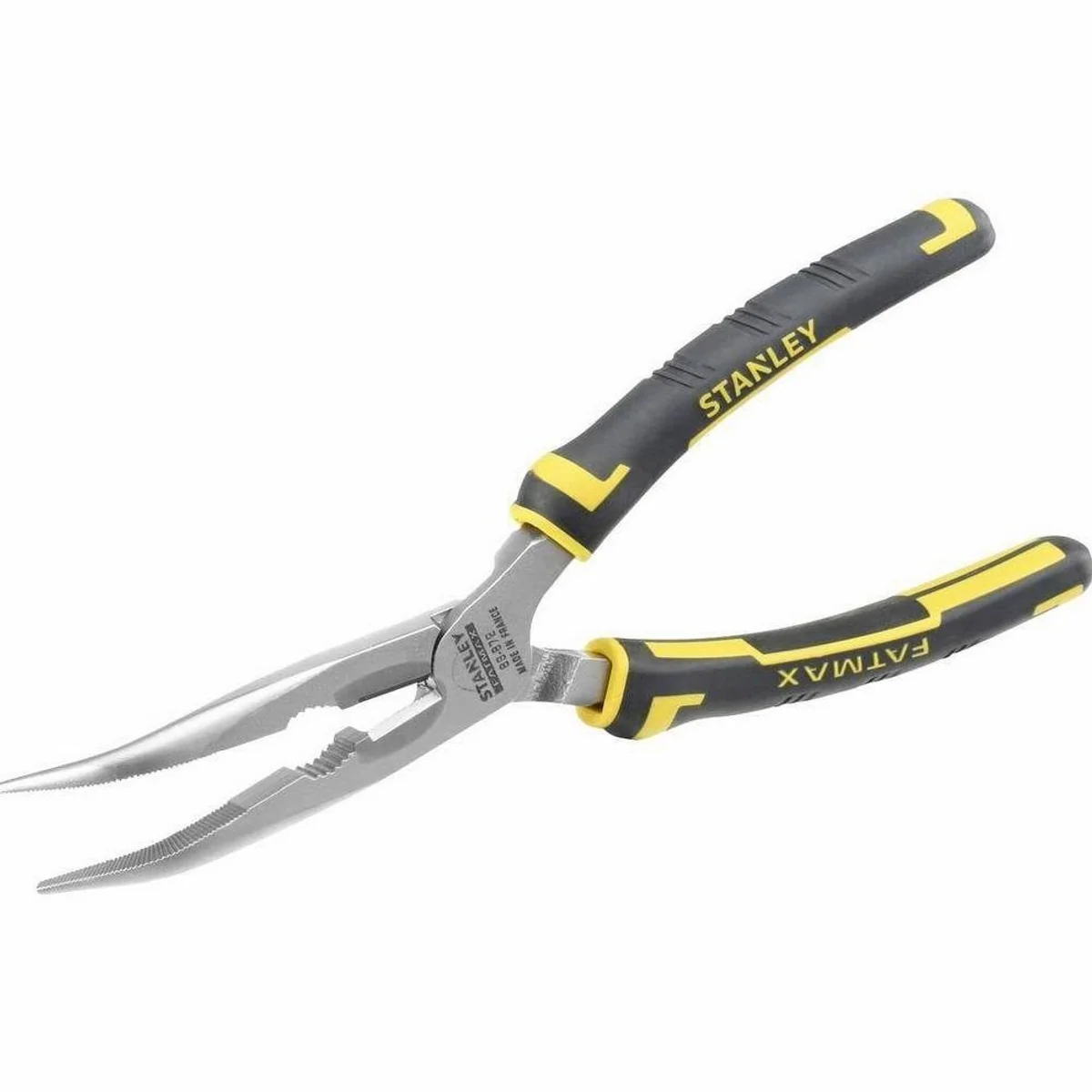 Stanley FatMax Spitzzange, gebogen, 200mm — hohe Präzision, ergonomisches Design, langlebige Materialien