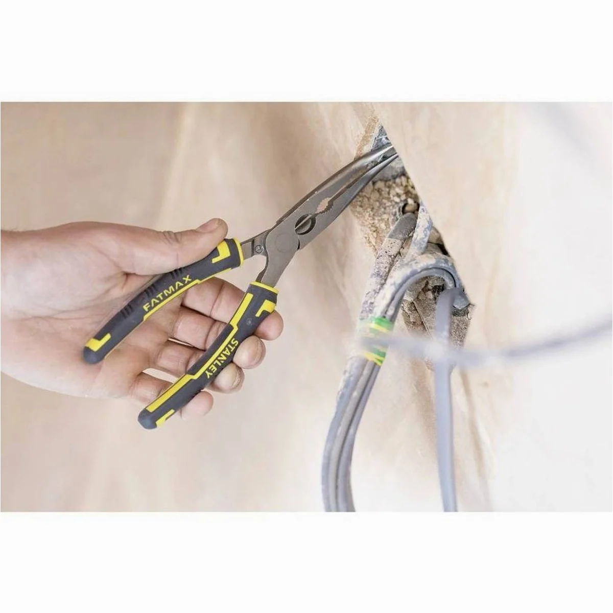 Stanley FatMax Spitzzange, gebogen, 200mm — hohe Präzision, ergonomisches Design, langlebige Materialien 5