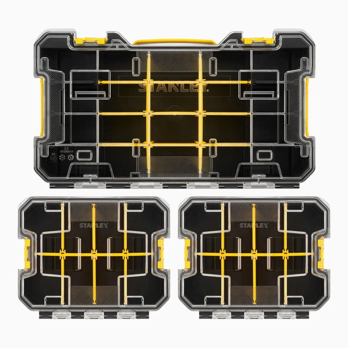 STANLEY PRO-STACK Organizer Set, modular, flache Organizer für Werkzeuge 2