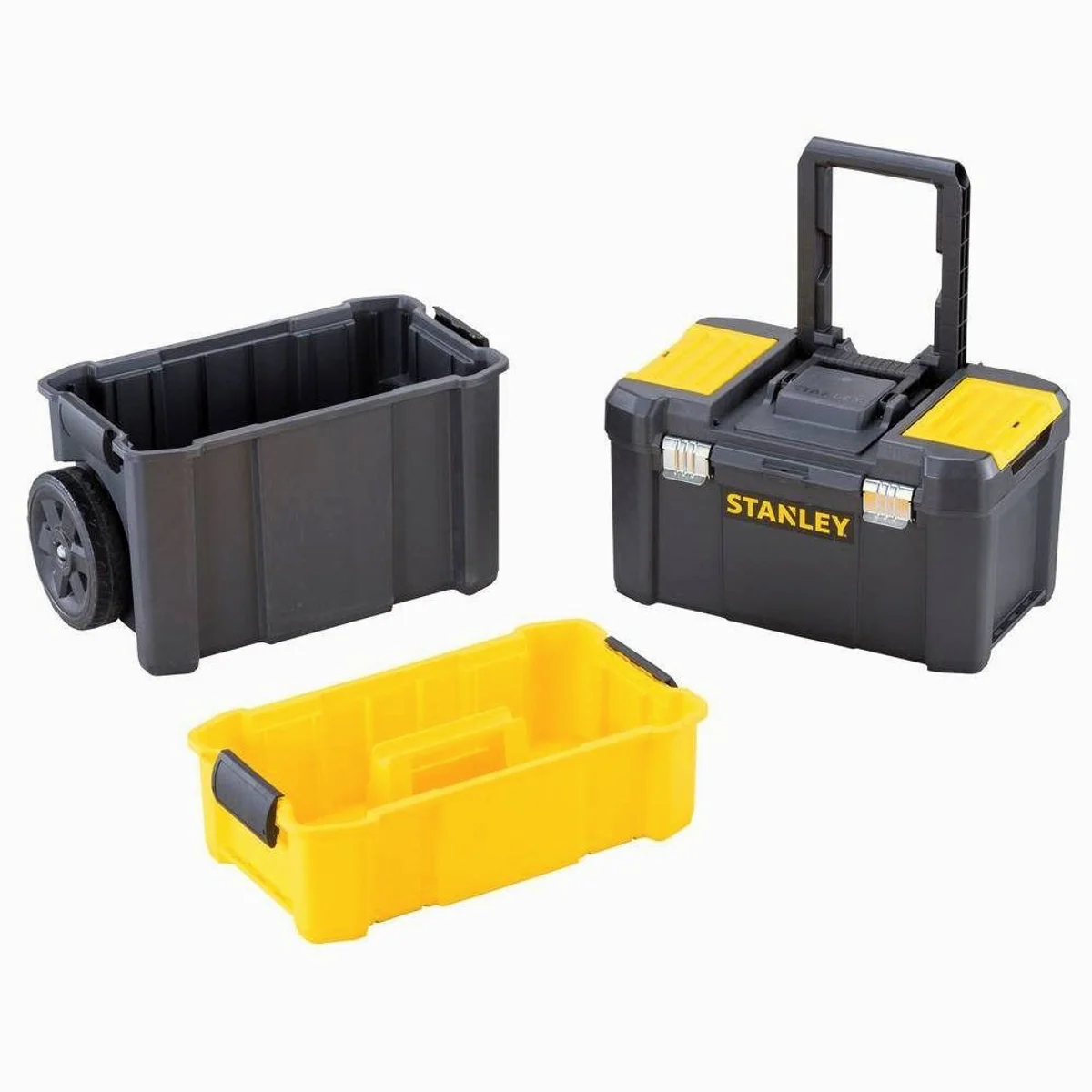 STANLEY Werkzeugkoffer ESSENTIAL Rollenwerkstatt, robust, mobil, vielseitig 2