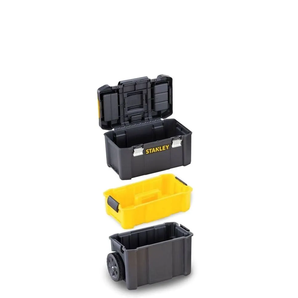 STANLEY Werkzeugkoffer ESSENTIAL Rollenwerkstatt, robust, mobil, vielseitig 5