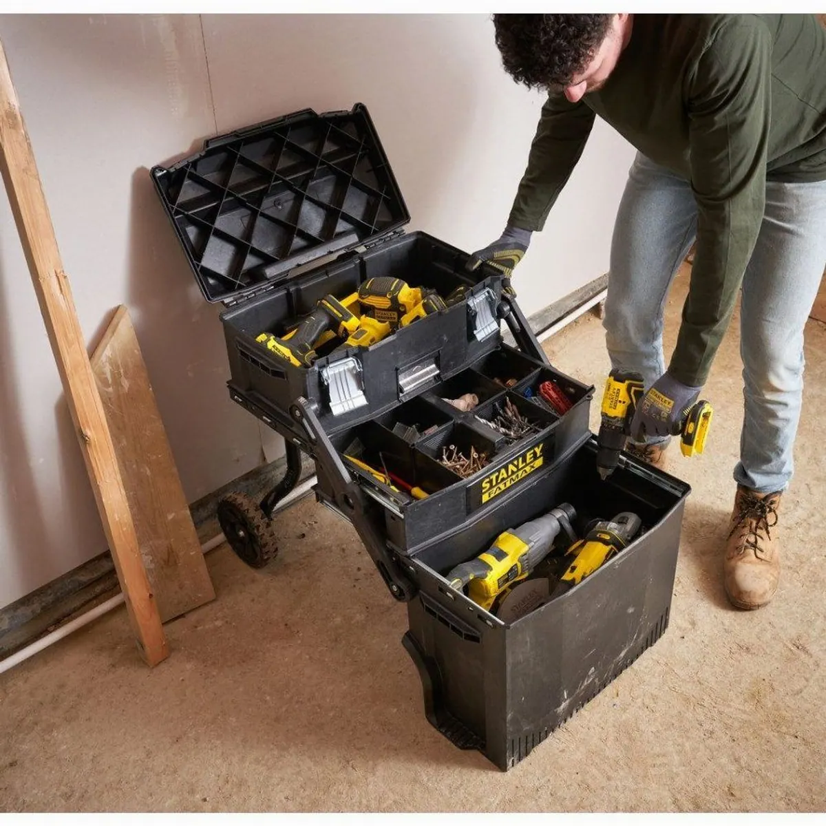 STANLEY Rolling Workshop, mobiler Transport, 85,7 l Volumen 4