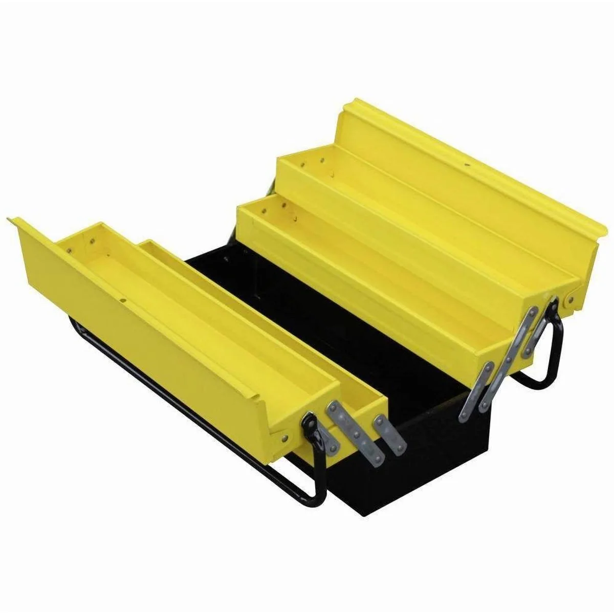 STANLEY Werkzeugkoffer 1-94-738, stabiler Metallkorpus, 5 Fächer für optimale Organisation 2