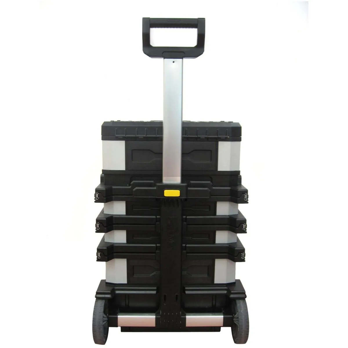 STANLEY FatMax 1-95-622 Werkzeugwagen, 2 Schubladen, große Staufächer, abnehmbare Werkzeugbox 5