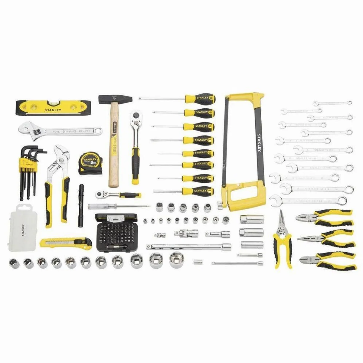 STANLEY Werkzeugset 142-teilig, robuster Aluminiumkoffer, vielseitige Anwendung 3