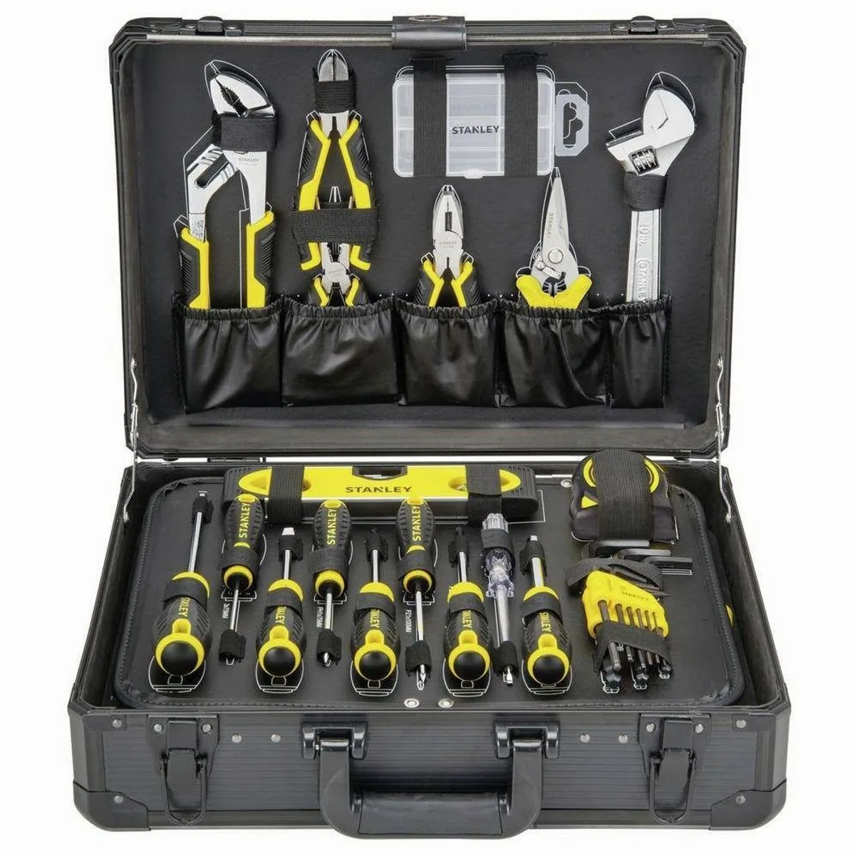 STANLEY Werkzeugset 142-teilig, robuster Aluminiumkoffer, vielseitige Anwendung 5