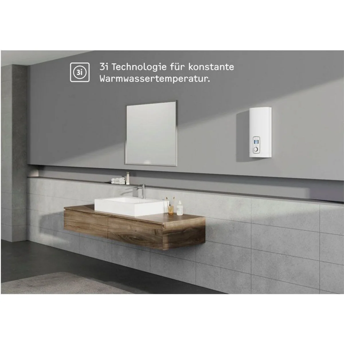 STIEBEL ELTRON DEL 18/21/24 Plus, gradgenaue Temperaturwahl, 3i Technologie, LC-Display 3