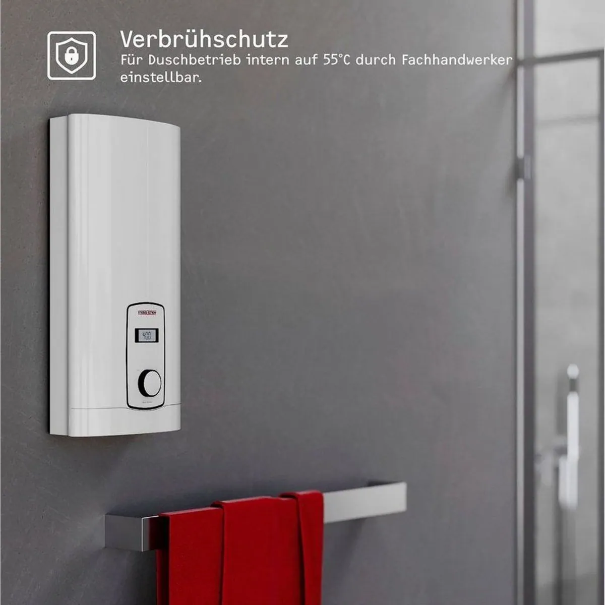 STIEBEL ELTRON DHB-E 18/21/24 LCD, konstante Wassertemperatur, einfache Temperaturwahl, 3i-Technologie 3