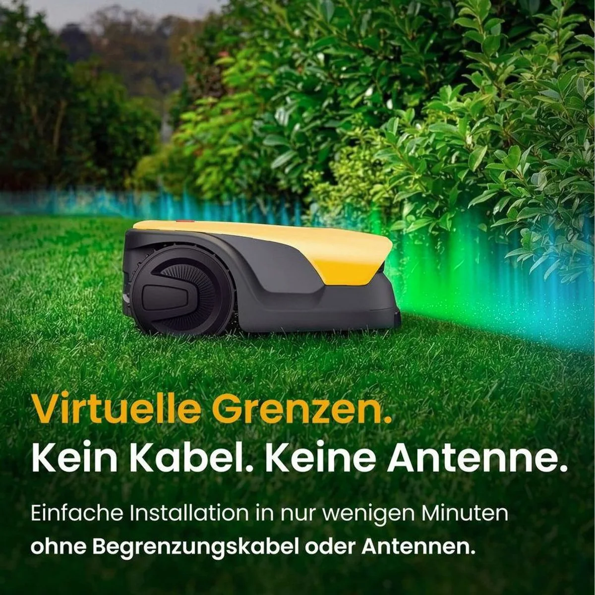 STIGA GARDEN A 6v Rasenmähroboter, App-Steuerung, KI-Navigation, bis 600 m² 2