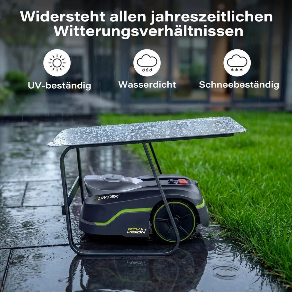 Suntek RTK+Vision+TOF LiDAR Mähroboter, kabellos, 500 m², App-gesteuert 5