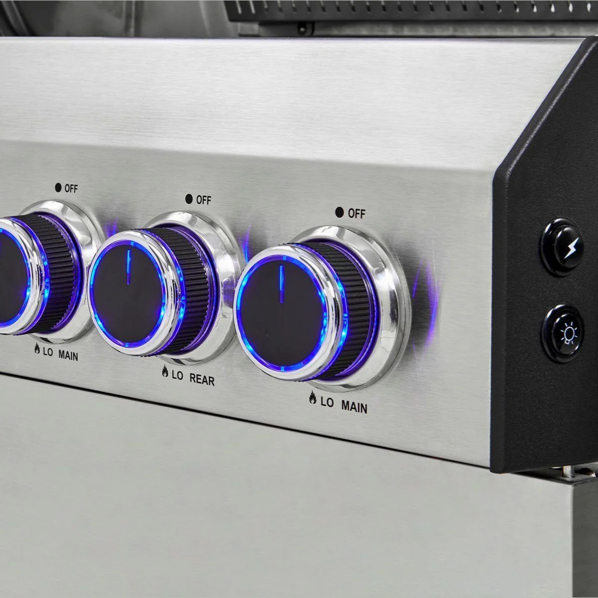 TAINO Gasgrill PLATINUM 4+2, Edelstahl, hohe Leistung, integrierter Seitenbrenner 4