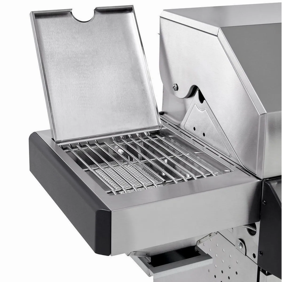 TAINO Gasgrill PLATINUM 4+2, Edelstahl, hohe Leistung, integrierter Seitenbrenner 5