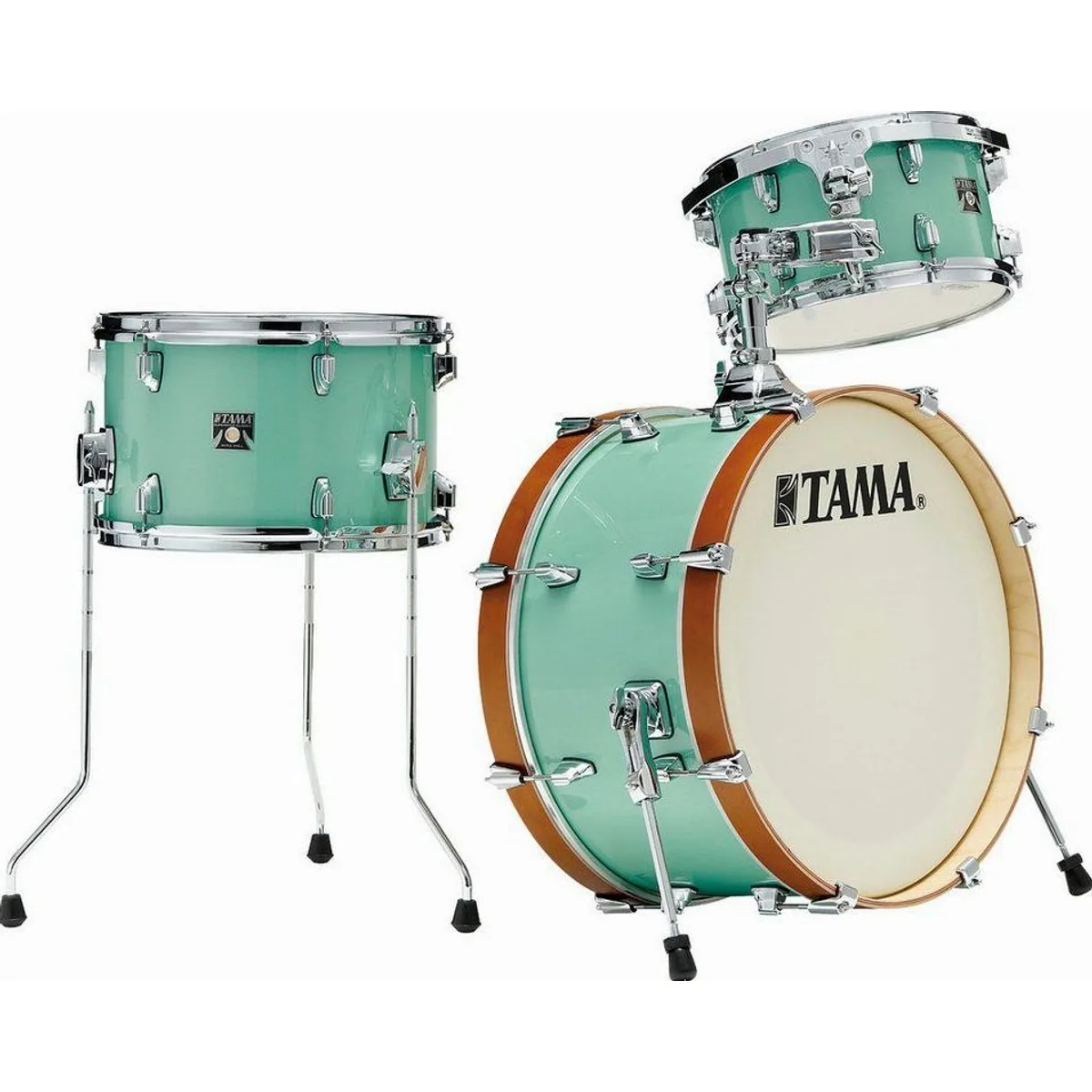 Tama CL30VS-SFG Superstar Classic Neo-Mod Shellkit, kompakte 3-teilige Konfiguration, kraftvolle Ahornkessel