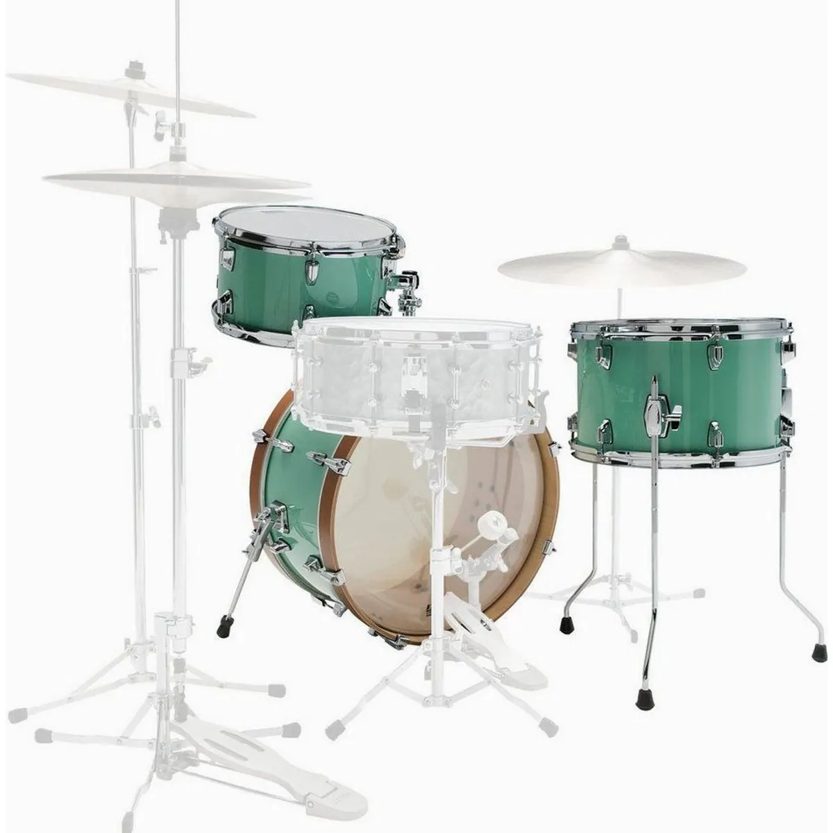 Tama CL30VS-SFG Superstar Classic Neo-Mod Shellkit, kompakte 3-teilige Konfiguration, kraftvolle Ahornkessel 3