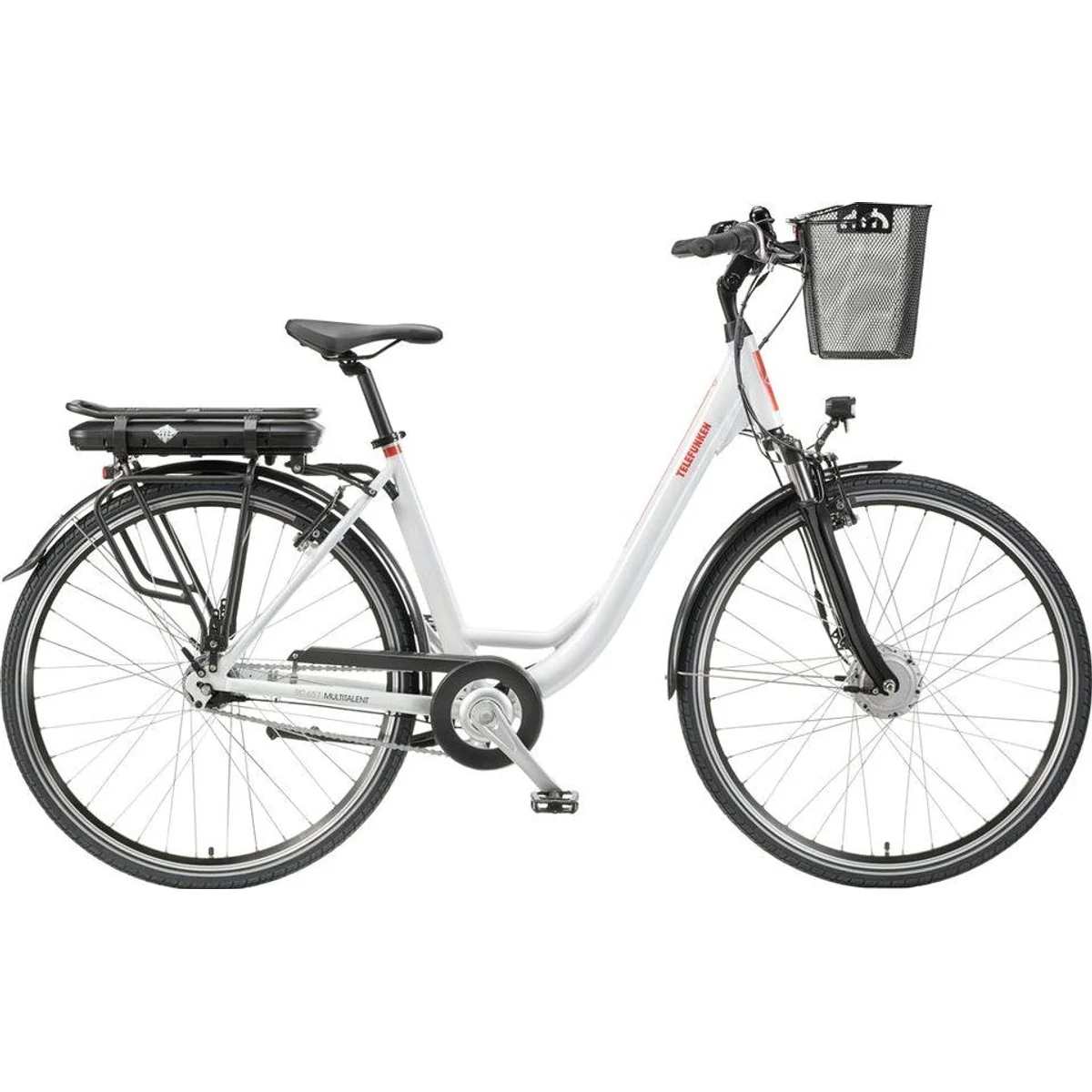 Telefunken E-Bike RC657, 250 W Frontmotor, 7-Gang Nabenschaltung, 536,5 Wh Akku