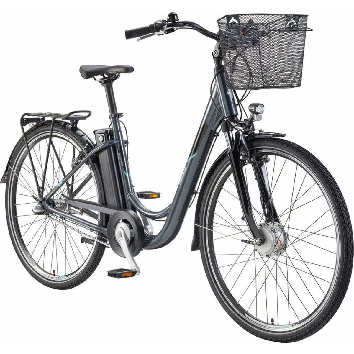 Telefunken E-Bike RC830, 250 W Frontmotor, 3-Gang Shimano Nexus — ideal für Stadtfahrten