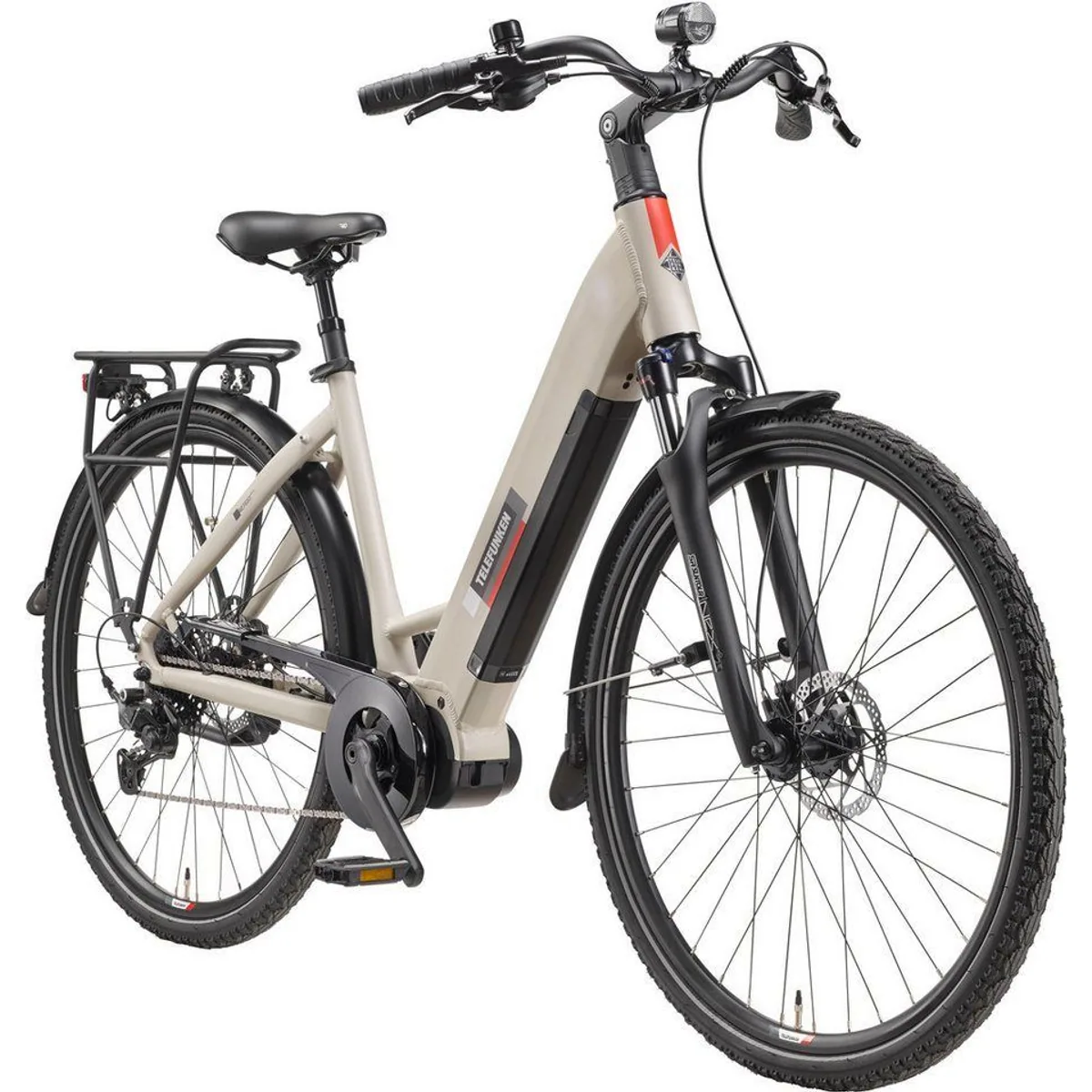 Telefunken E-Bike RC680, 10 Gang Shimano, Mittelmotor, 705,6 Wh — ideal für Stadt und Gelände 2