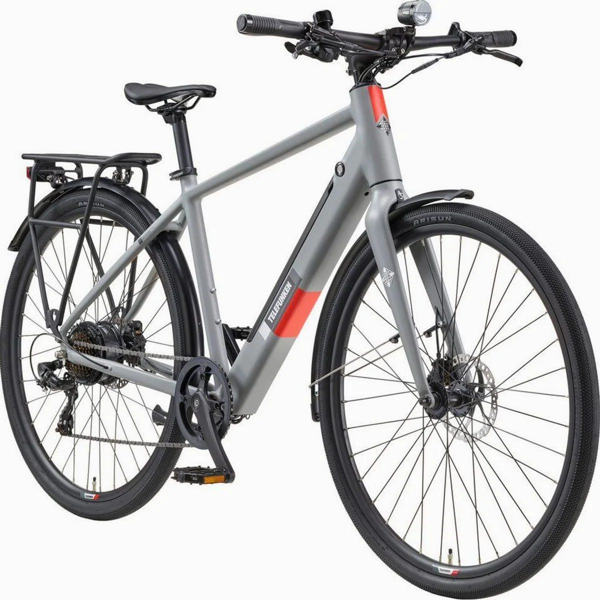 Telefunken E-Bike UH200, 28 Zoll, 7-Gang Shimano, leistungsstarker Heckmotor 2