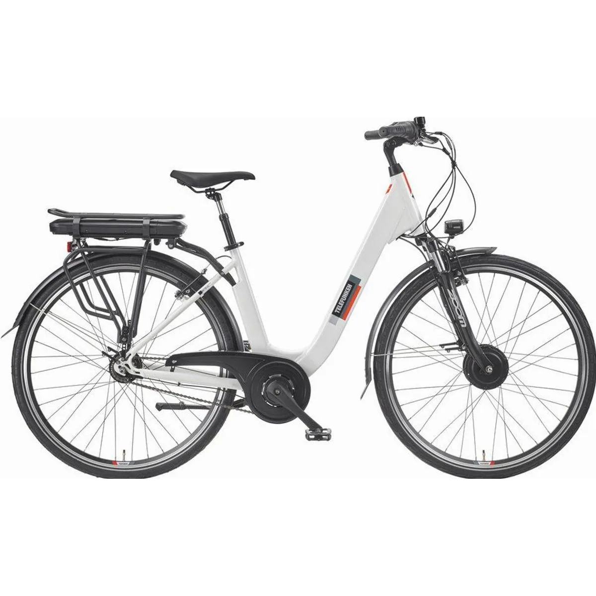 Telefunken E-Bike RC845, 250 W Frontmotor, 7-Gang Nabenschaltung, 468 Wh Akku