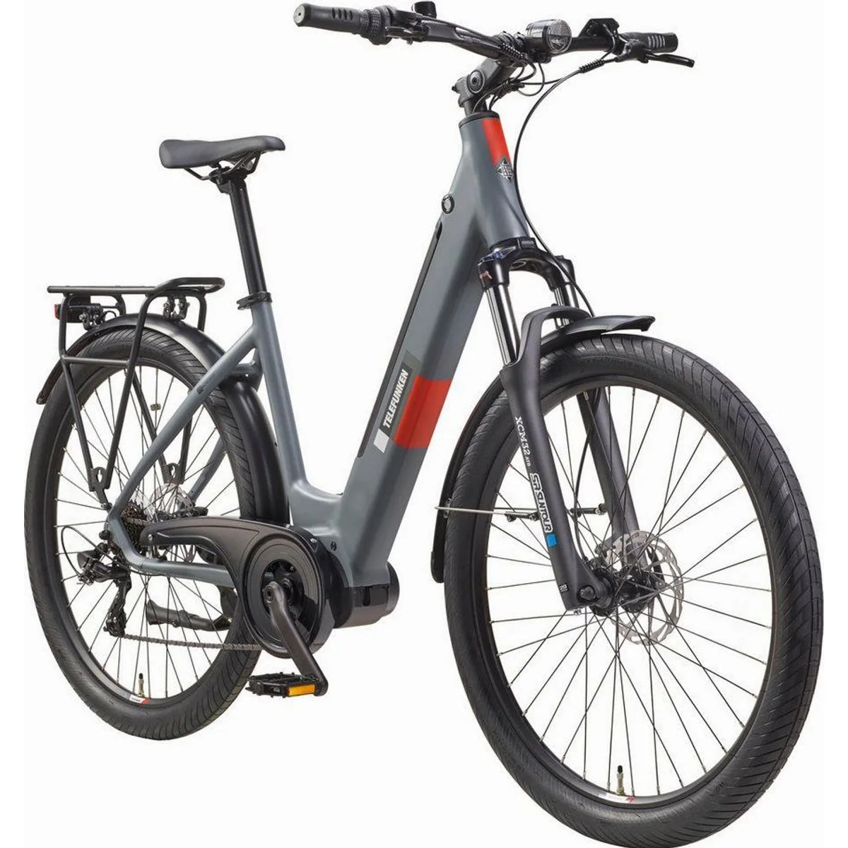 Telefunken E-Bike SUV500, 250 W Mittelmotor, 7-Gang Kettenschaltung, 468 Wh Akku 2