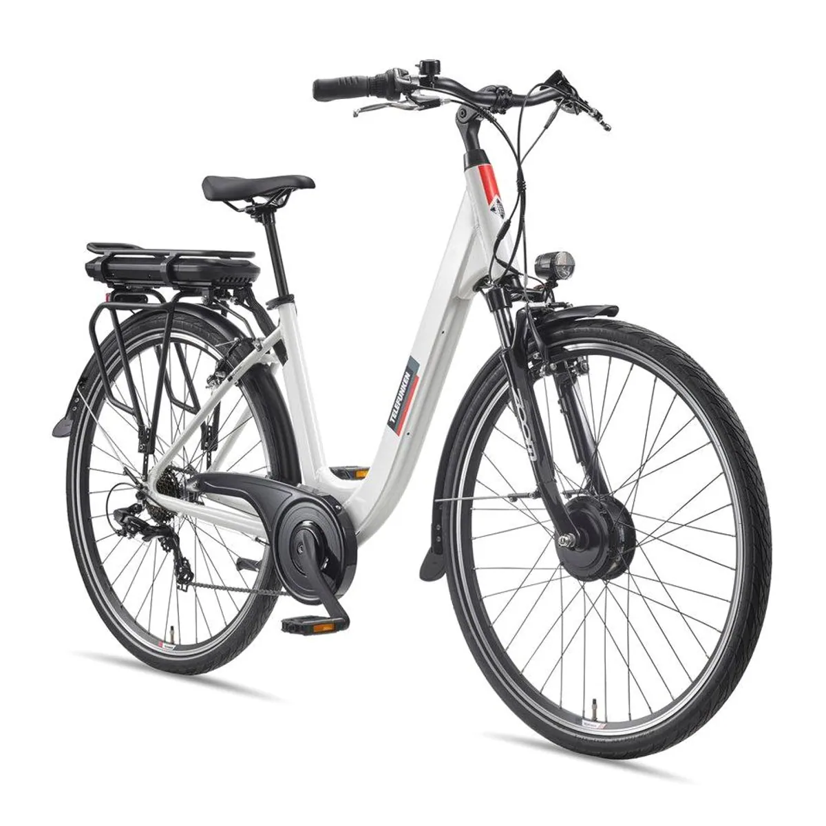 Telefunken E-Bike RC826, 250 W Frontmotor, 7-Gang Shimano, tiefer Einstieg — ideal für die Stadt 2