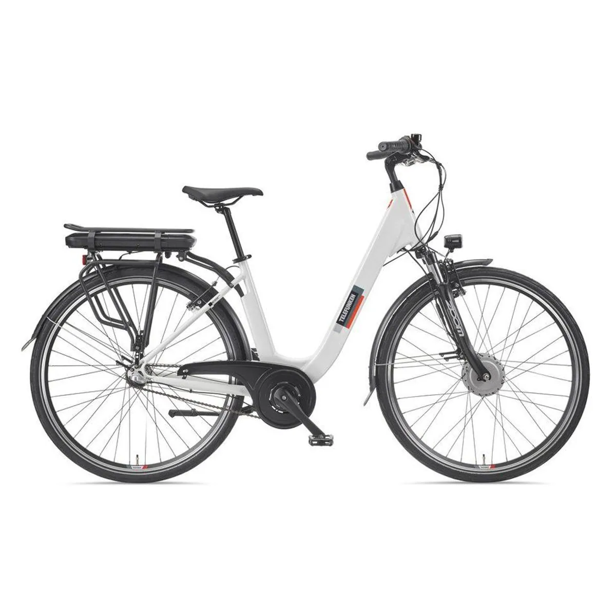 Telefunken E-Bike RC836, 3-Gang Nabenschaltung, leistungsstarker Frontmotor — ideal für die Stadt