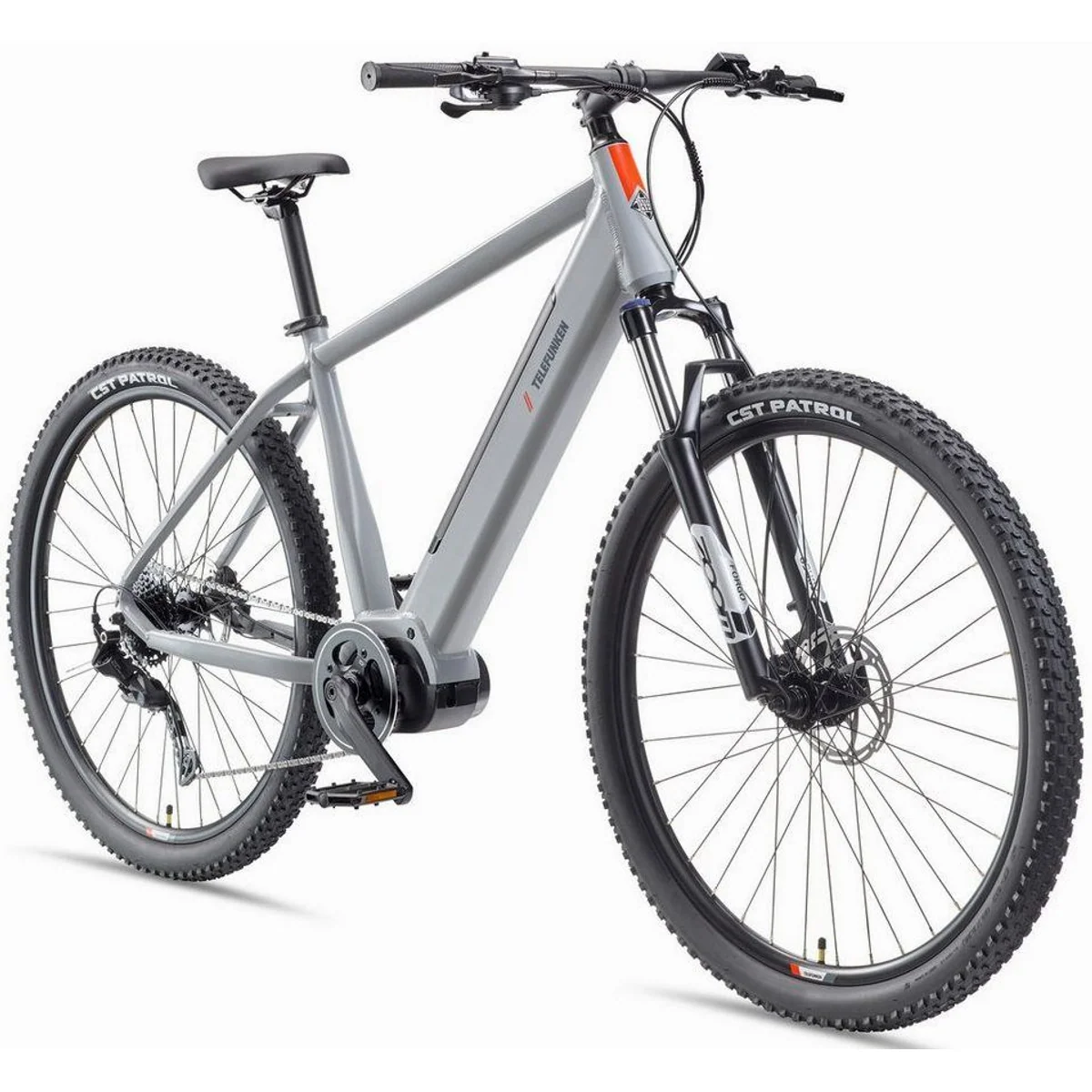 Telefunken E-Bike MT925, kraftvoller Mittelmotor, 9-Gang Shimano Schaltung, 29 Zoll