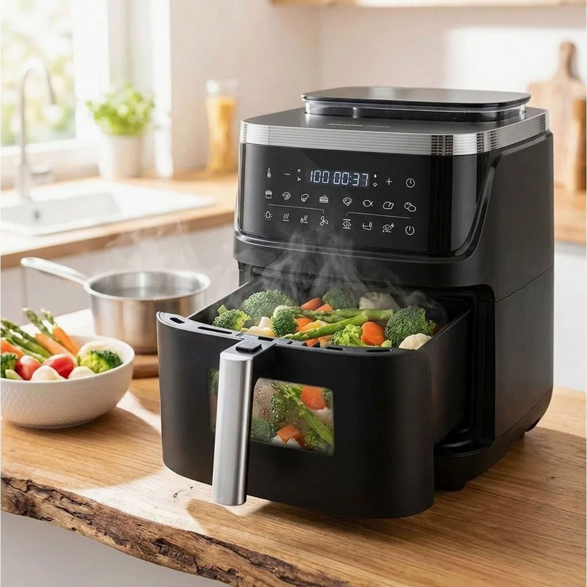 Tescoma Heißluftfritteuse CH13272, 3-in-1 Multi-Airfryer, 1700 W, 7 Liter