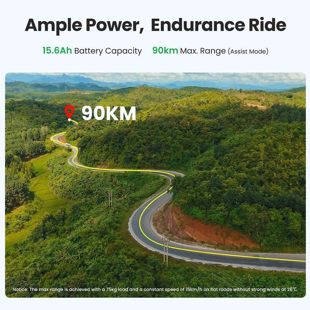 Touroll B1 E-Bike, 90 km Reichweite, 250 W Motor, 7-Gang Shimano — ideal für Pendler 4