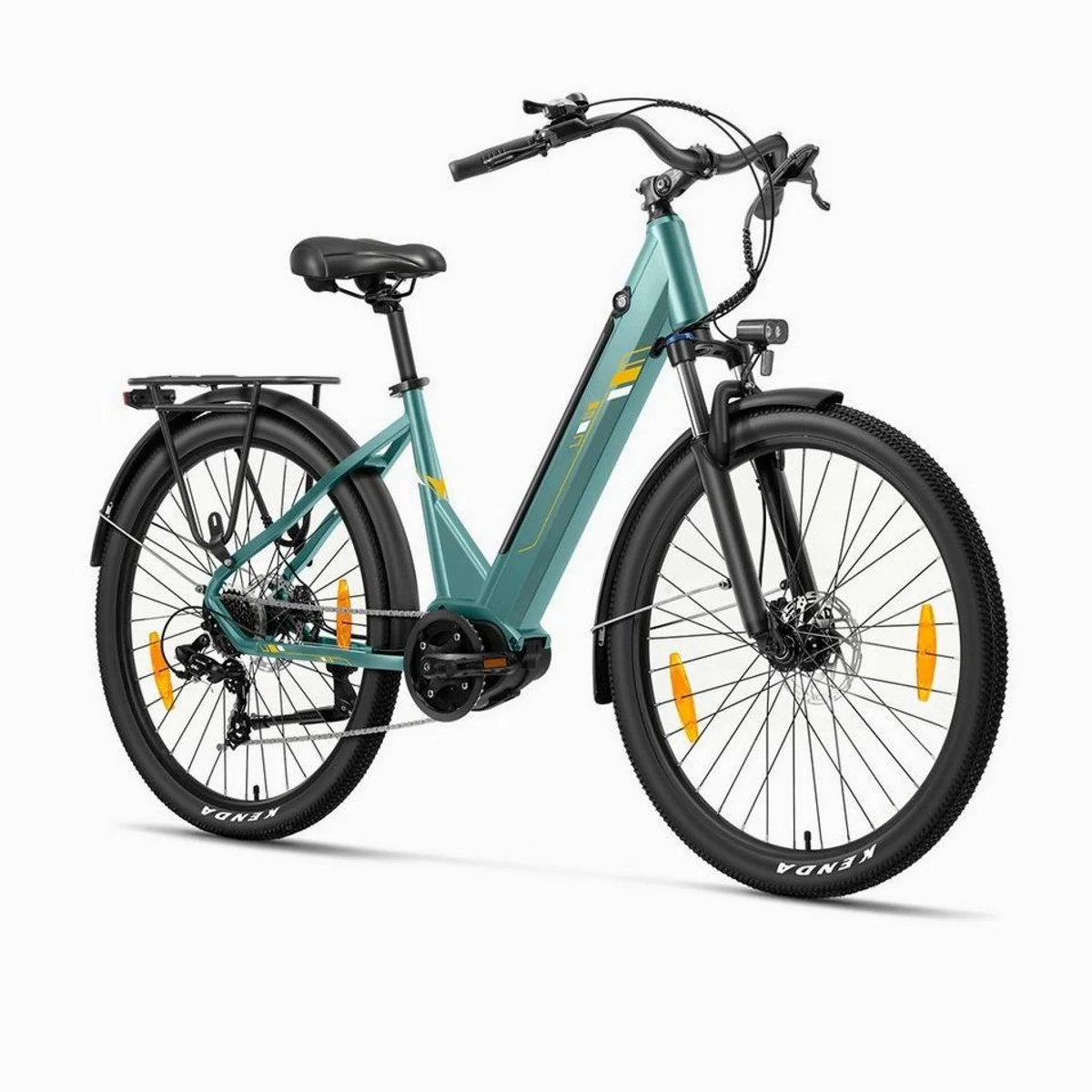 Touroll Urbano 3 E-Bike, 250W Mittelmotor, 468 Wh Akku, 7-Gang Shimano