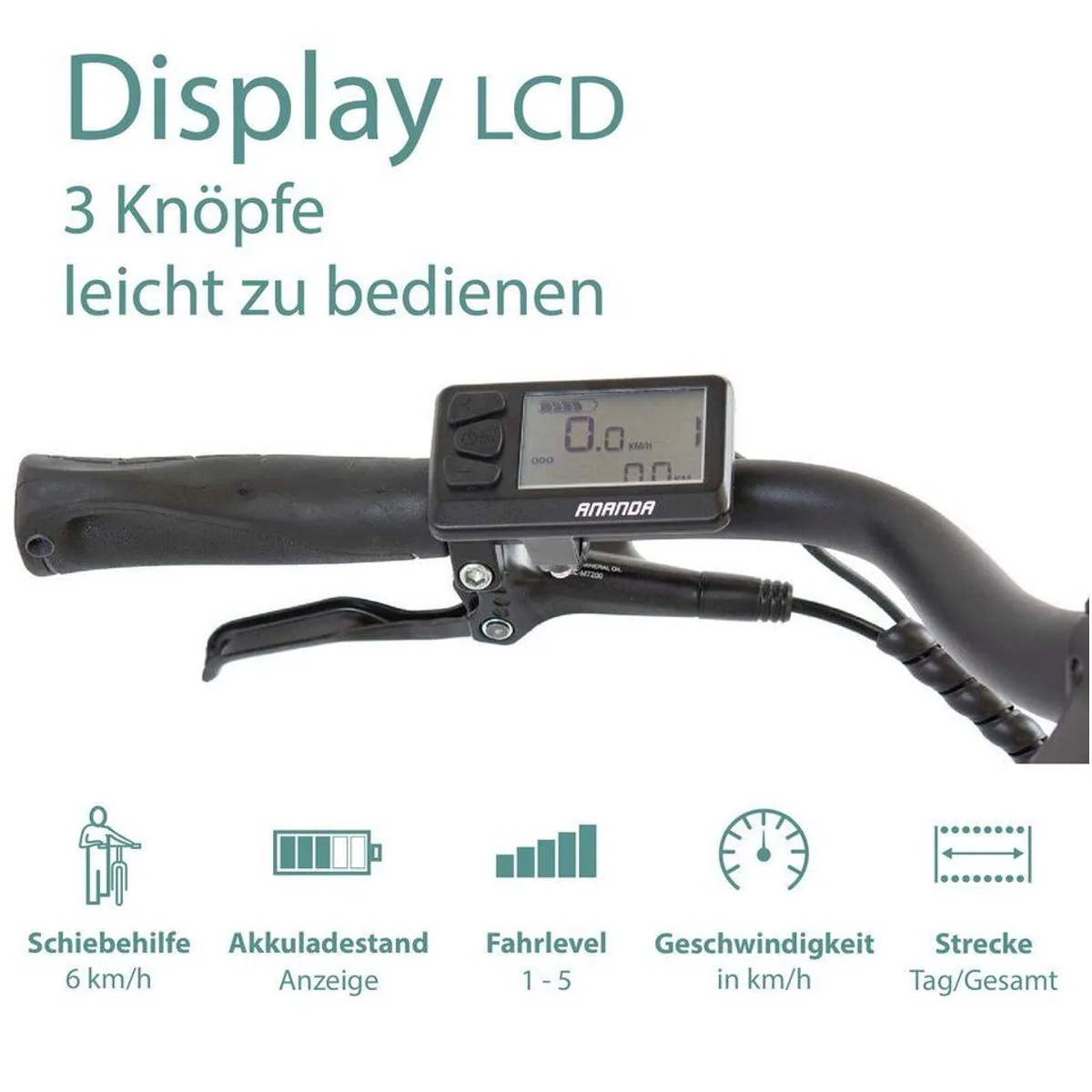 Tretwerk Sonic E-Bike Trekkingrad, 8 Gang Shimano Acera, 522 Wh Akku — Komfort, Leistung, Vielseitigkeit 2