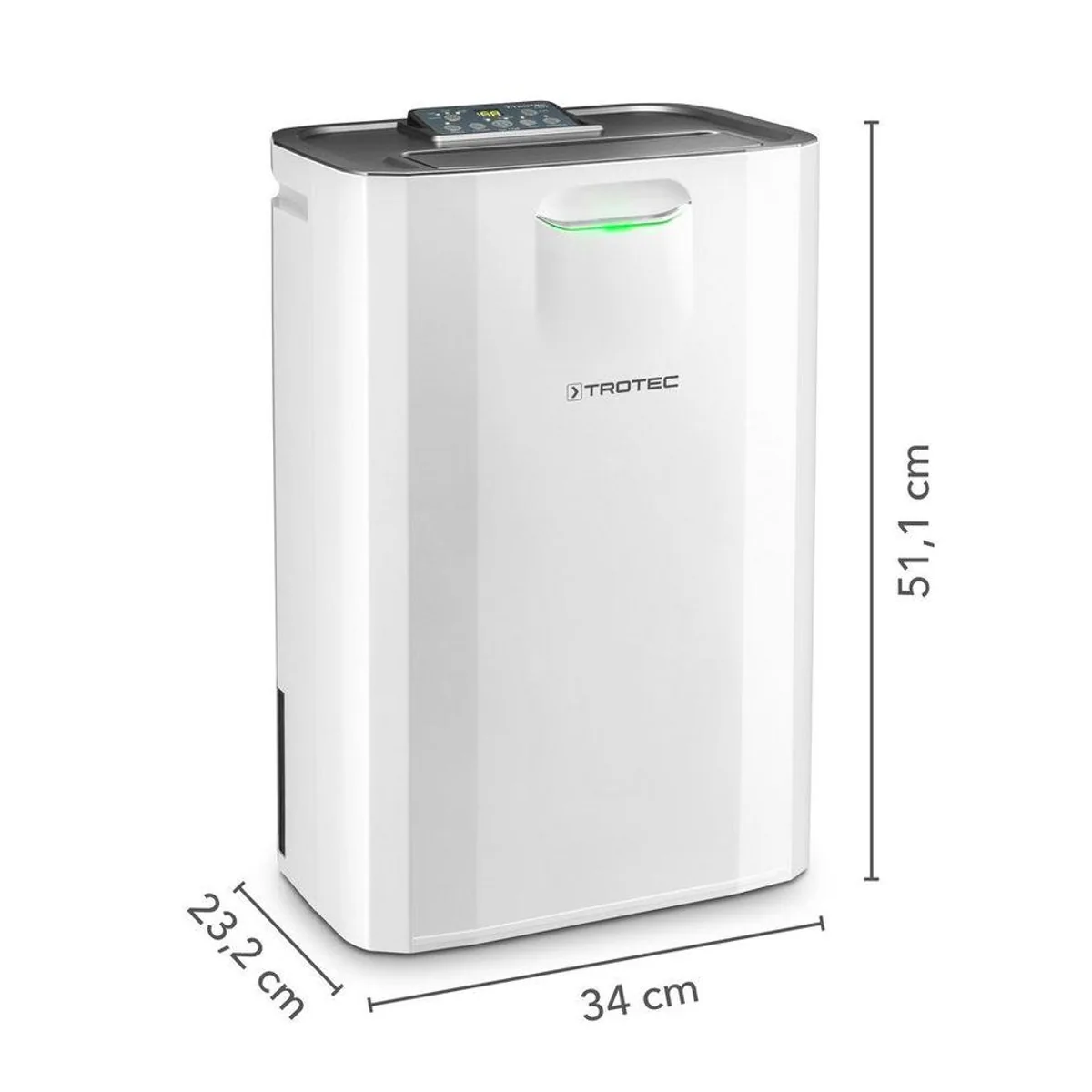 Trotec TTR 57 E Luftentfeuchter, energieeffizient, vielseitig einsetzbar, LED-Anzeige 3
