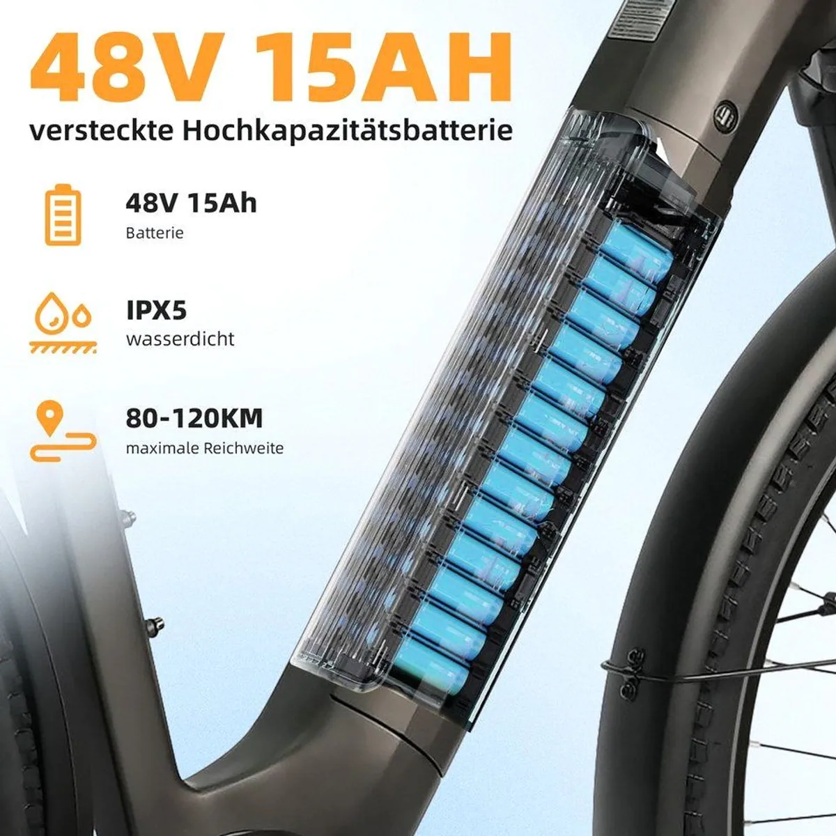 TTGO E-Bike Cityrad 28 Zoll, 70 Nm Hinterradmotor, 720 Wh Akku, 7 Gang Shimano 4